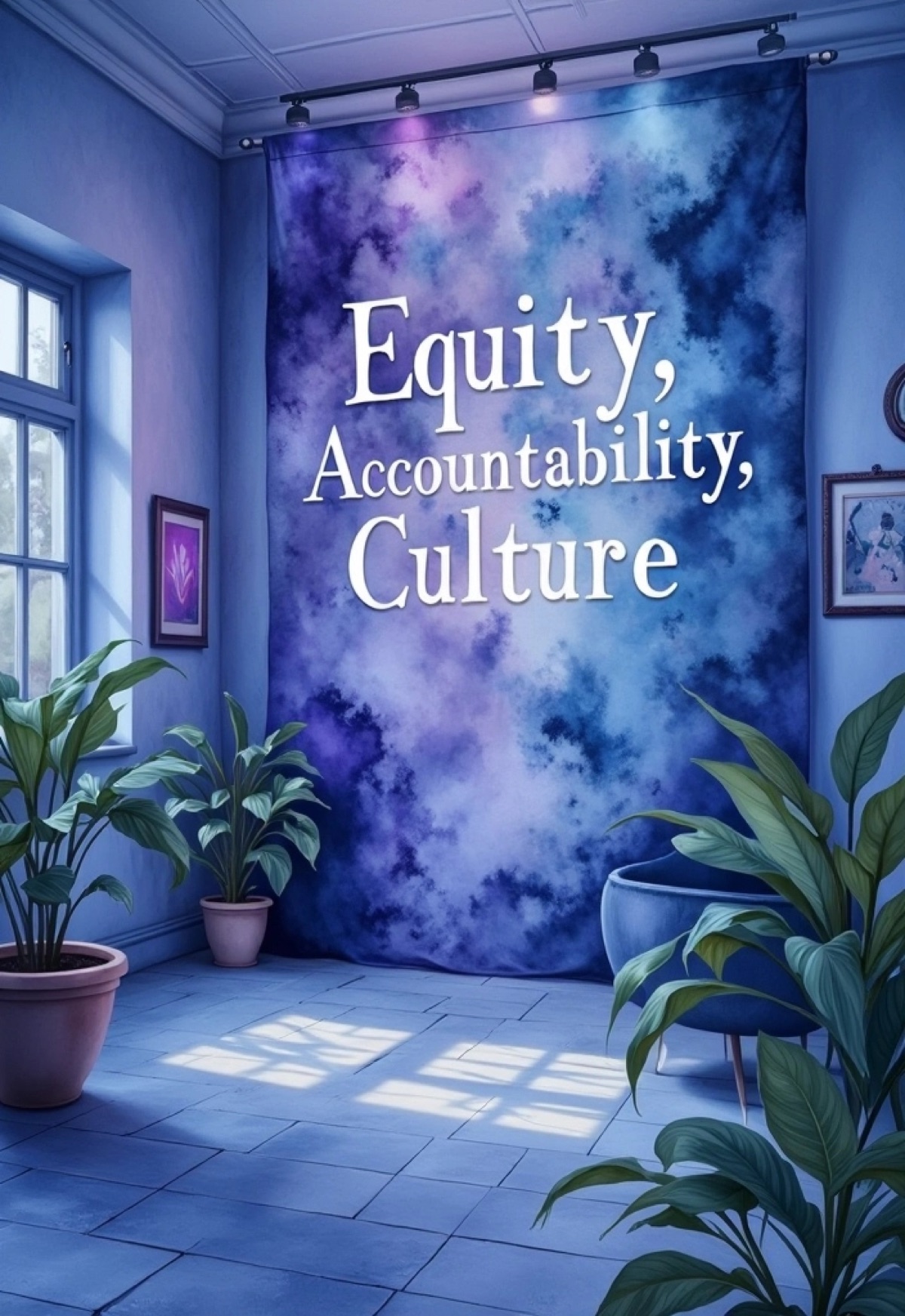 Ava standing at the centre of the Phoenix Rising journey, surrounded by community